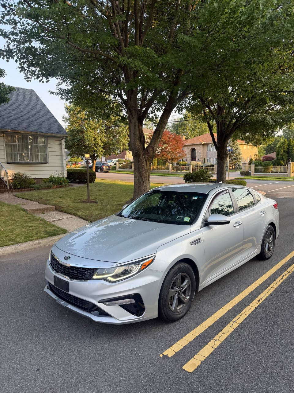 Silver 2020 Kia Optima Sedan Front-Wheel Drive 6-Speed Automatic