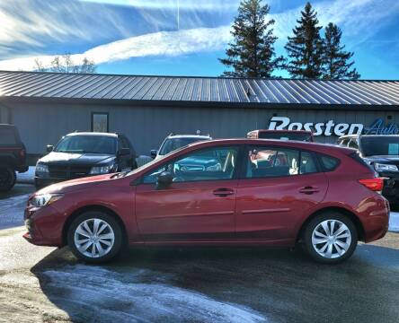 2018 Subaru Impreza for sale at ROSSTEN AUTO SALES in Grand Forks ND
