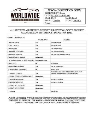 1949 Ford Custom Deluxe