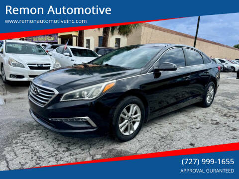 2015 Hyundai Sonata for sale at Remon Automotive in Saint Petersburg FL