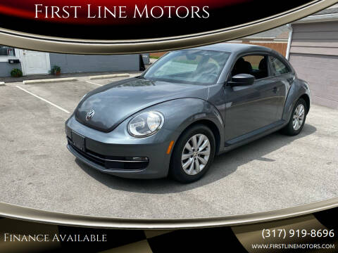 2013 Volkswagen Beetle for sale at First Line Motors in Jamestown IN