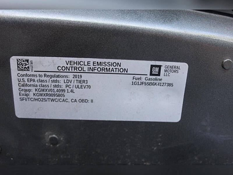 2019 Chevrolet Sonic Premier Auto