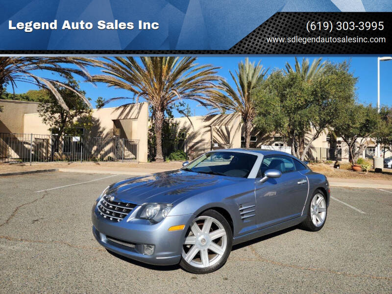 2004 Chrysler Crossfire for sale at Legend Auto Sales Inc in Lemon Grove CA