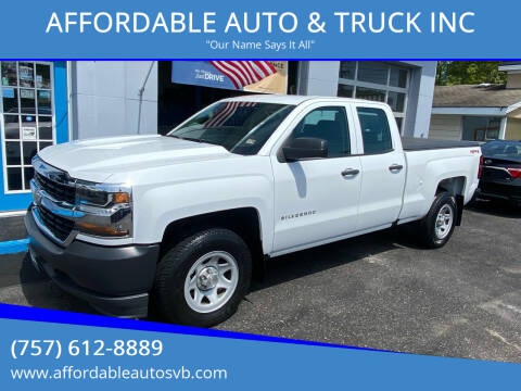 2017 Chevrolet Silverado 1500 for sale at AFFORDABLE AUTO & TRUCK INC in Virginia Beach VA