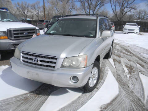 2003 Toyota Highlander for sale at Cimino Auto Sales in Fountain CO