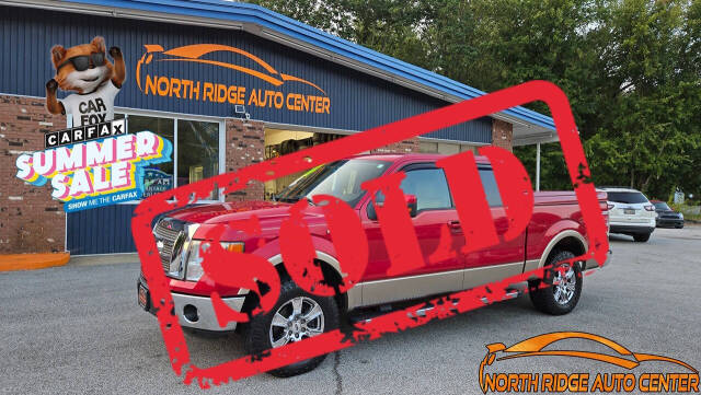 2012 Ford F-150 for sale at North Ridge Auto Center LLC in Madison, OH