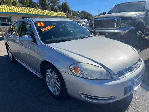 2011 Chevrolet Impala for sale at 1 NATION AUTO GROUP in Vista CA