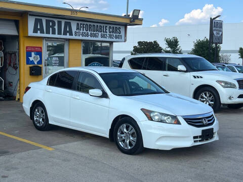 2012 Honda Accord for sale at Aria Affordable Cars LLC in Arlington TX