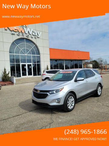 2018 Chevrolet Equinox for sale at New Way Motors in Ferndale MI