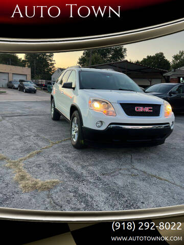 2012 GMC Acadia for sale at Auto Town in Tulsa OK