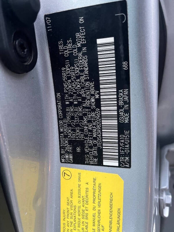 2008 Toyota Highlander Sport