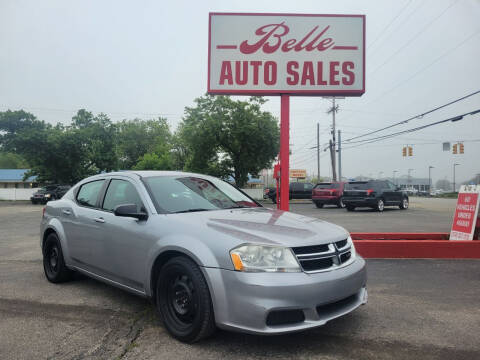 2014 Dodge Avenger for sale at Belle Auto Sales in Elkhart IN