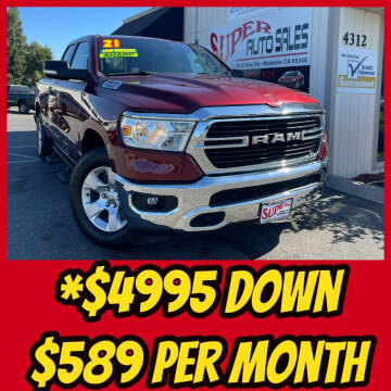 2021 RAM Ram Pickup 1500 for sale at Super Auto Sales Modesto in Modesto CA