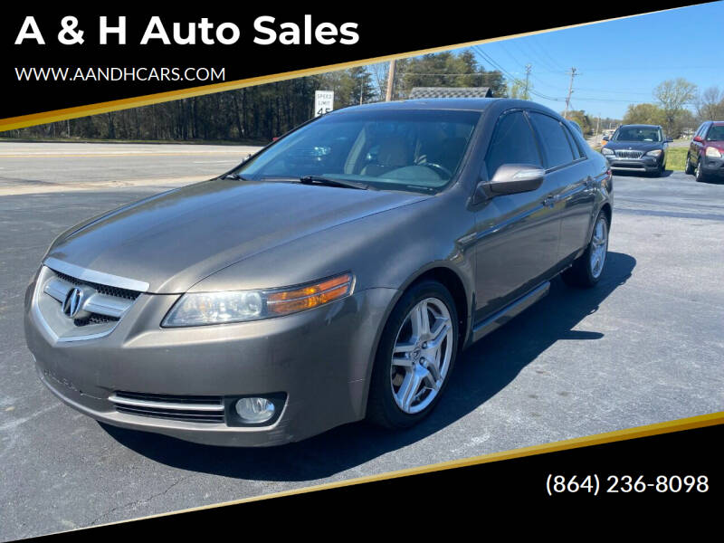 2008 Acura TL for sale at A & H Auto Sales in Greenville SC