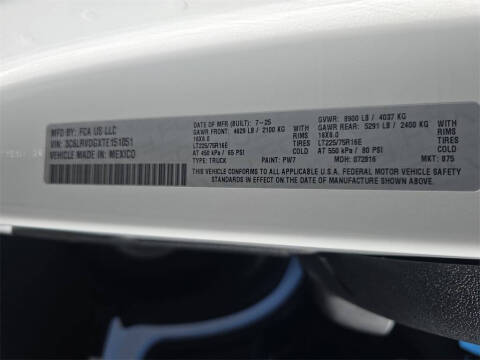 2026 RAM ProMaster