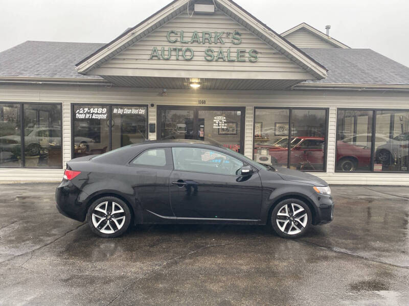 2010 Kia Forte Koup for sale at Clarks Auto Sales in Middletown OH