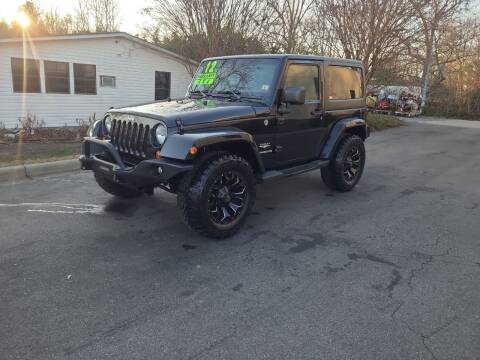 2012 Jeep Wrangler for sale at TR MOTORS in Gastonia NC