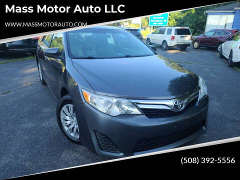 2013 Toyota Camry for sale at Mass Motor Auto LLC in Millbury MA