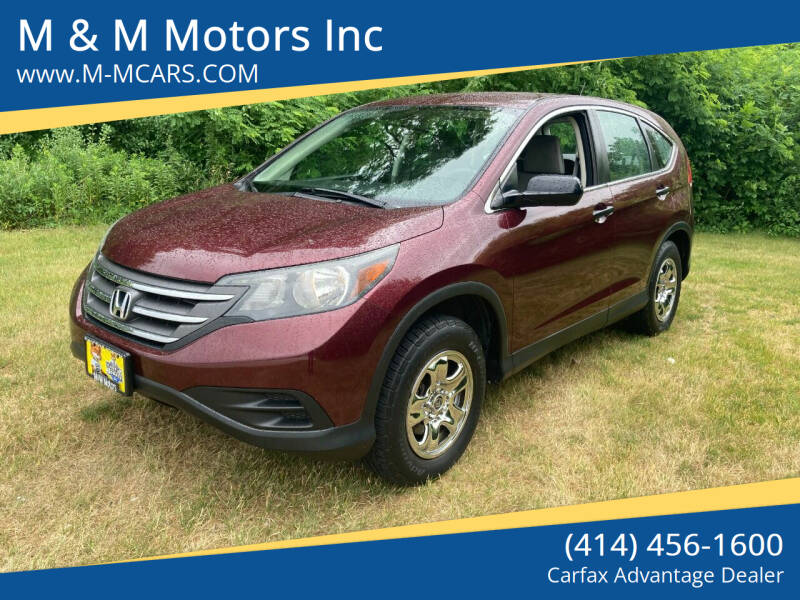 2014 Honda CR-V for sale at M & M Motors Inc in West Allis WI