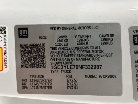 2022 Chevrolet Silverado 2500HD Work Truck