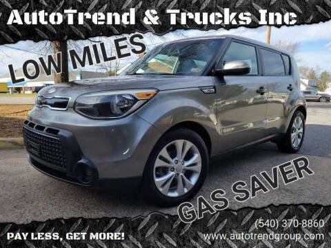 2014 Kia Soul for sale at AutoTrend & Trucks Inc in Fredericksburg VA