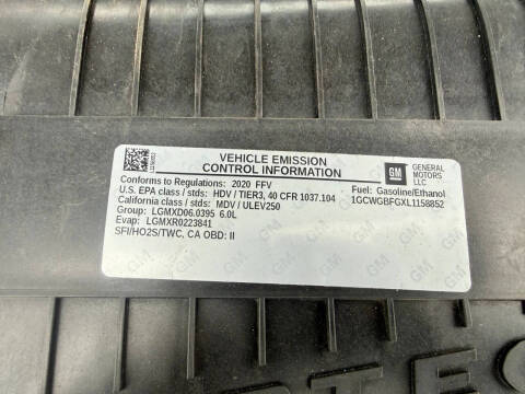 2020 Chevrolet Express 2500