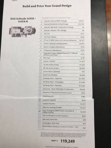 2022 Grand Design RV Solitude