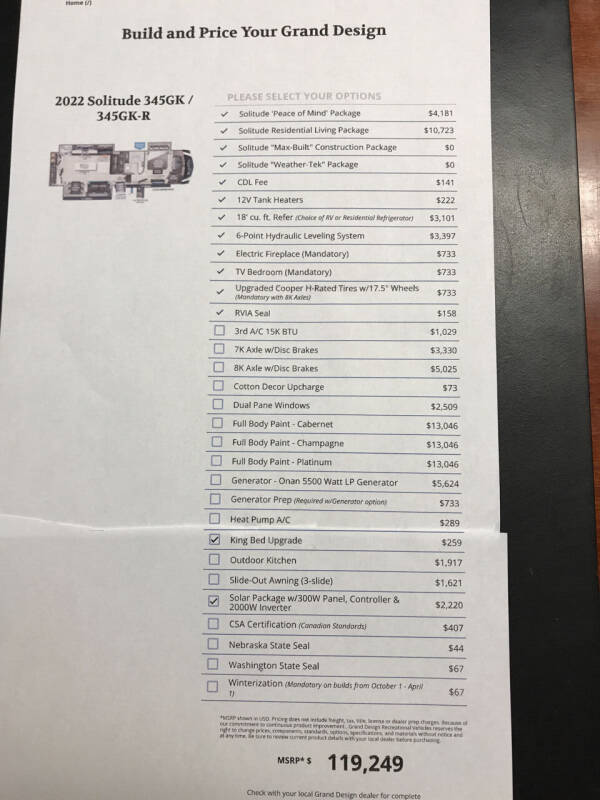 2022 Grand Design RV Solitude