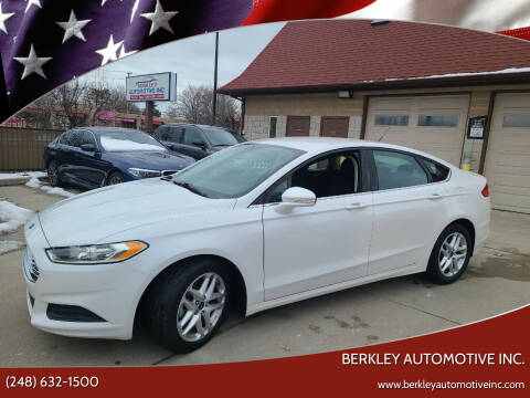 2016 Ford Fusion for sale at Berkley Automotive Inc. in Berkley MI