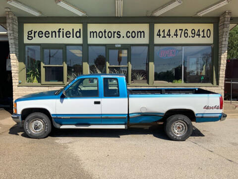 1992 Chevrolet C/K 1500 Series for sale at GREENFIELD MOTORS in Milwaukee WI