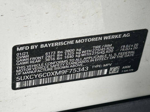 2021 BMW X6 xDrive40i