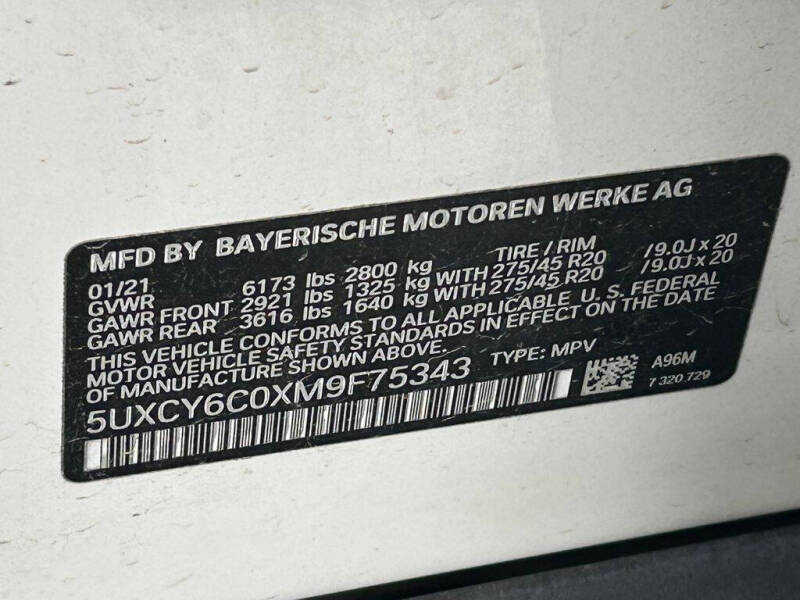 2021 BMW X6 xDrive40i