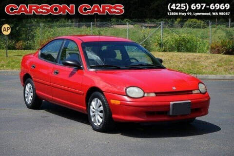 1998 Dodge Neon for sale at Carson Cars in Lynnwood WA