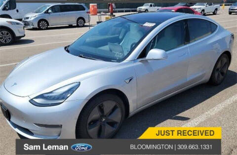 2018 Tesla Model 3 for sale at Sam Leman Ford in Bloomington IL
