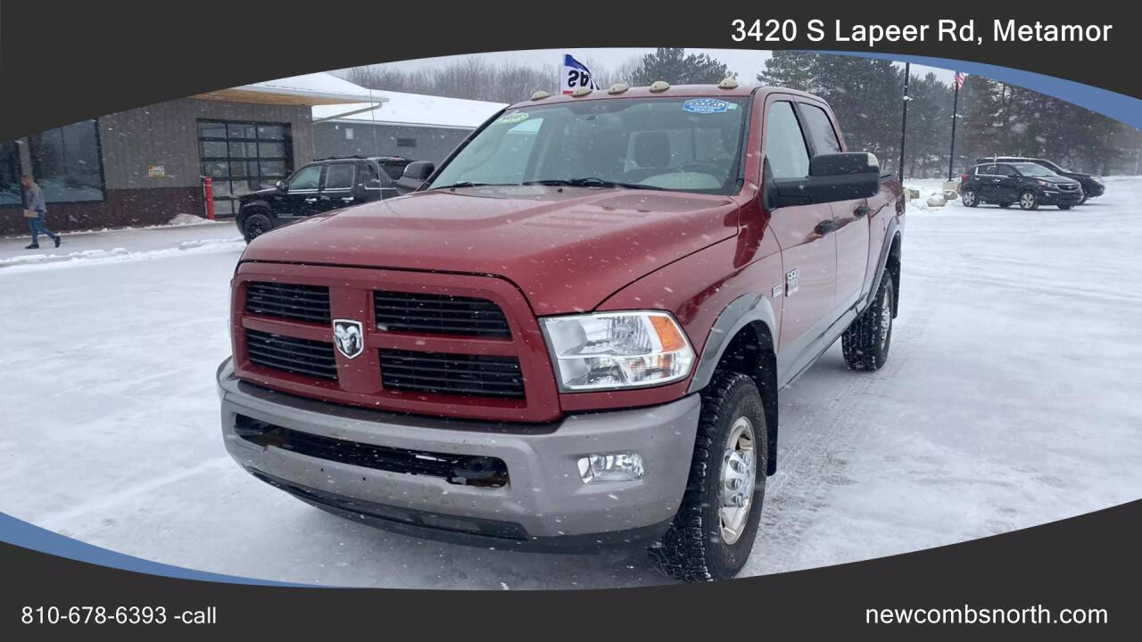 2012 Ram 2500 for sale at Newcombs North Certified Auto Sales in Metamora, MI