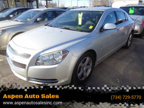 2012 Chevrolet Malibu for sale at Aspen Auto Sales in Wayne MI
