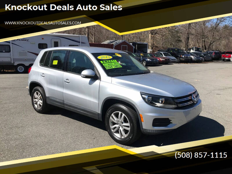2013 Volkswagen Tiguan for sale at Knockout Deals Auto Sales in West Bridgewater MA