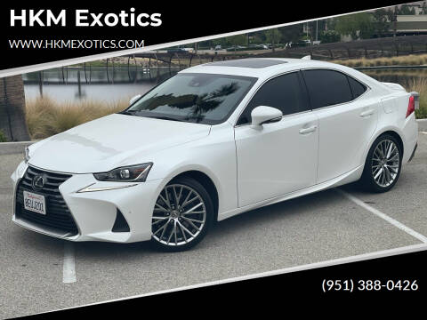 2018 Lexus IS 300 for sale at HKM Exotics in Corona CA