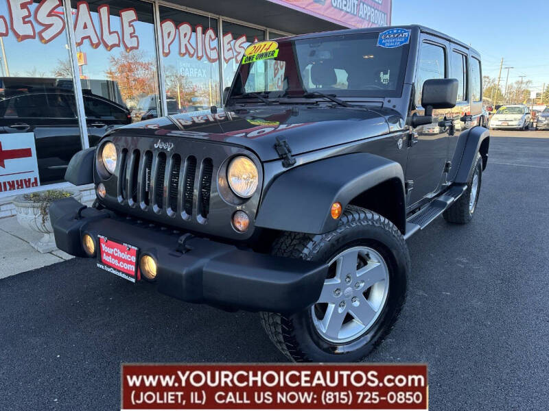2014 Jeep Wrangler Unlimited for sale at Your Choice Autos - Joliet in Joliet IL
