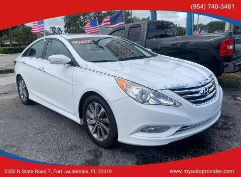 2014 Hyundai Sonata for sale at AUTO PROVIDER in Fort Lauderdale FL