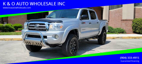 2009 Toyota Tacoma for sale at K & O AUTO WHOLESALE INC in Jacksonville FL