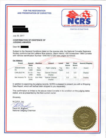 1969 Chevrolet Corvette