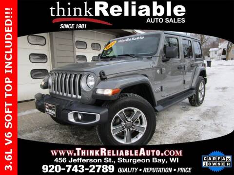 Jeep Wrangler Unlimited For Sale in Sturgeon Bay, WI - RELIABLE AUTOMOBILE  SALES, INC