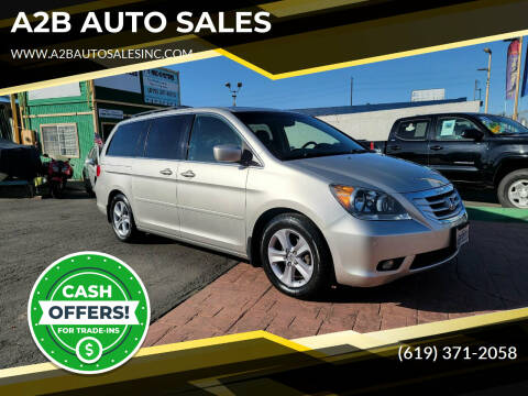 2008 Honda Odyssey for sale at A2B AUTO SALES in Chula Vista CA