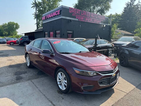 2016 Chevrolet Malibu for sale at Great Lakes Auto House in Midlothian IL