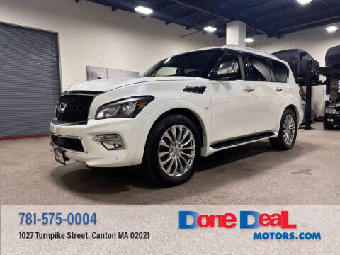 2017 Infiniti QX80 for sale at DONE DEAL MOTORS in Canton MA