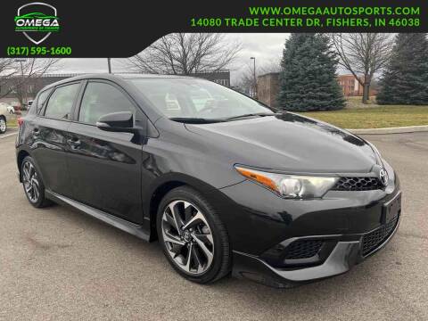 2018 Toyota Corolla iM for sale at Omega Autosports of Fishers in Fishers IN