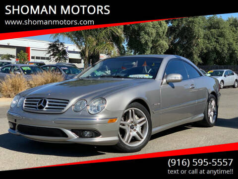 2003 Mercedes-Benz CL-Class for sale at SHOMAN AUTO GROUP in Davis CA