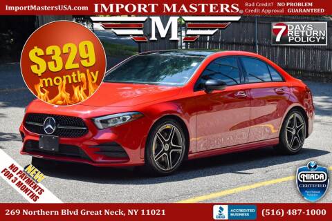 2019 Mercedes-Benz A-Class for sale at Import Masters in Great Neck NY