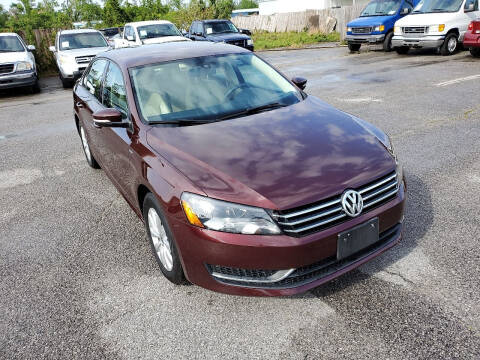 2013 Volkswagen Passat for sale at Jamrock Auto Sales of Panama City in Panama City FL